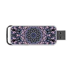 Background Kaleidoscope Abstract Portable Usb Flash (one Side) by Wegoenart