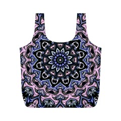 Background Kaleidoscope Abstract Full Print Recycle Bag (m) by Wegoenart