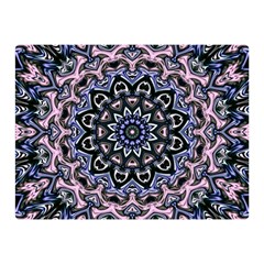 Background Kaleidoscope Abstract Double Sided Flano Blanket (mini)  by Wegoenart