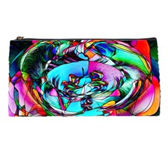 Abstract Flower Painting Pencil Cases by Wegoenart