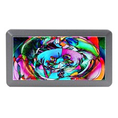 Abstract Flower Painting Memory Card Reader (mini) by Wegoenart