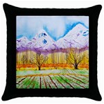 Mendoza Argentina Field Nature Throw Pillow Case (Black) Front