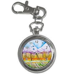 Mendoza Argentina Field Nature Key Chain Watches by Wegoenart