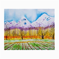 Mendoza Argentina Field Nature Small Glasses Cloth by Wegoenart