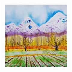 Mendoza Argentina Field Nature Medium Glasses Cloth by Wegoenart