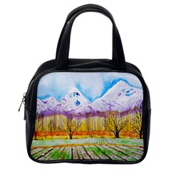 Mendoza Argentina Field Nature Classic Handbag (one Side) by Wegoenart