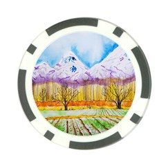 Mendoza Argentina Field Nature Poker Chip Card Guard (10 Pack) by Wegoenart