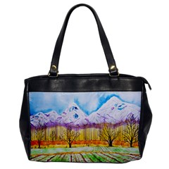 Mendoza Argentina Field Nature Oversize Office Handbag by Wegoenart