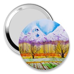 Mendoza Argentina Field Nature 3  Handbag Mirrors by Wegoenart