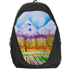 Mendoza Argentina Field Nature Backpack Bag by Wegoenart