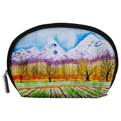 Mendoza Argentina Field Nature Accessory Pouch (large) by Wegoenart