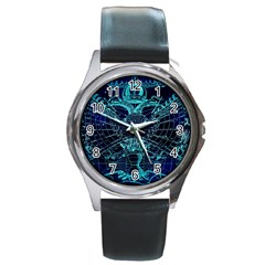 Zodiac Sign Astrology Horoscope Round Metal Watch by Wegoenart