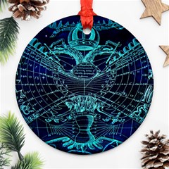 Zodiac Sign Astrology Horoscope Ornament (round) by Wegoenart