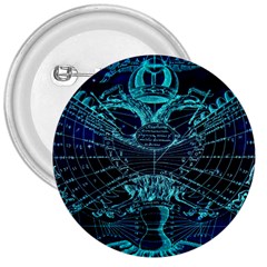 Zodiac Sign Astrology Horoscope 3  Buttons by Wegoenart