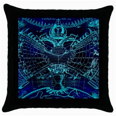 Zodiac Sign Astrology Horoscope Throw Pillow Case (black) by Wegoenart