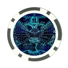 Zodiac Sign Astrology Horoscope Poker Chip Card Guard by Wegoenart