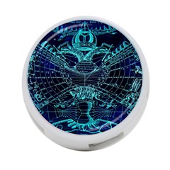 Zodiac Sign Astrology Horoscope 4-port Usb Hub (one Side) by Wegoenart