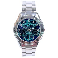 Zodiac Sign Astrology Horoscope Stainless Steel Analogue Watch by Wegoenart