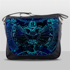 Zodiac Sign Astrology Horoscope Messenger Bag by Wegoenart