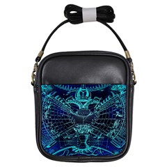 Zodiac Sign Astrology Horoscope Girls Sling Bag by Wegoenart