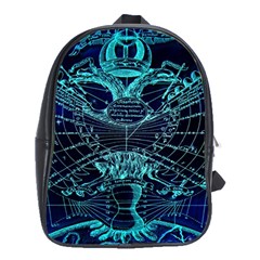 Zodiac Sign Astrology Horoscope School Bag (xl) by Wegoenart