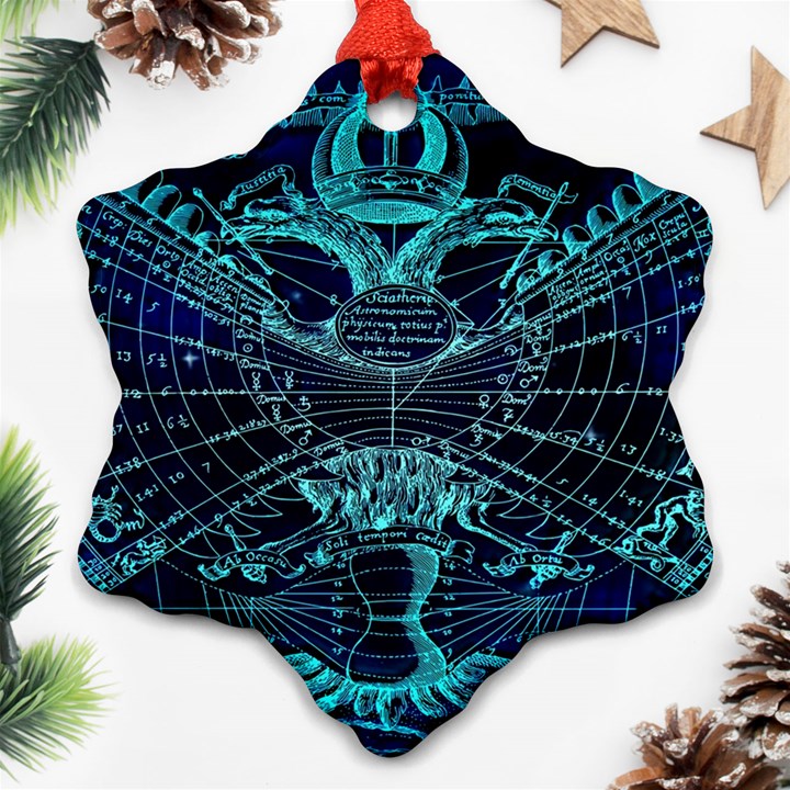 Zodiac Sign Astrology Horoscope Ornament (Snowflake)