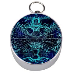 Zodiac Sign Astrology Horoscope Silver Compasses by Wegoenart