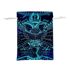 Zodiac Sign Astrology Horoscope Lightweight Drawstring Pouch (m)