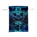 Zodiac Sign Astrology Horoscope Lightweight Drawstring Pouch (S) Front