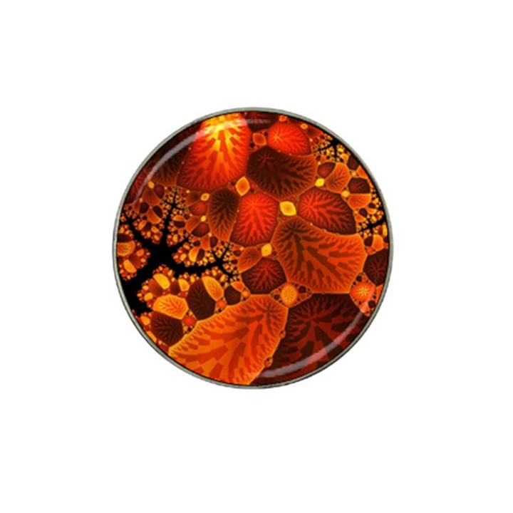 Leaf Autumn Nature Background Hat Clip Ball Marker