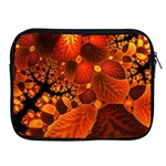 Leaf Autumn Nature Background Apple iPad 2/3/4 Zipper Cases Front