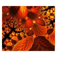 Leaf Autumn Nature Background Double Sided Flano Blanket (small)  by Wegoenart