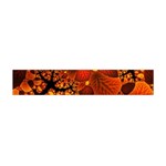 Leaf Autumn Nature Background Flano Scarf (Mini) Front