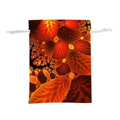 Leaf Autumn Nature Background Lightweight Drawstring Pouch (l)