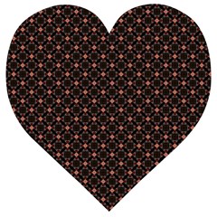 Pattern Texture Drawing Wall Wooden Puzzle Heart