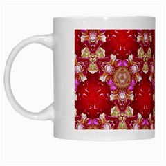 Design Pattern Texture White Mugs