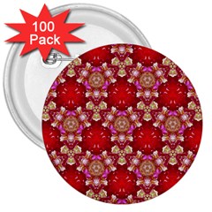 Design Pattern Texture 3  Buttons (100 pack) 