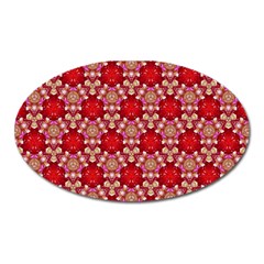 Design Pattern Texture Oval Magnet