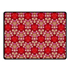 Design Pattern Texture Double Sided Fleece Blanket (Small) 