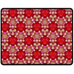 Design Pattern Texture Double Sided Fleece Blanket (Medium) 