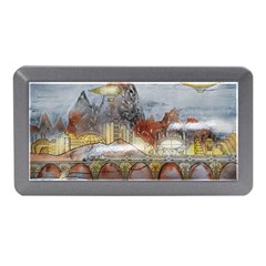 Airships Flight Travel Sky Memory Card Reader (mini) by Wegoenart