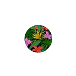 Tropical Greens 1  Mini Buttons Front