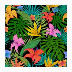 Tropical Greens Medium Glasses Cloth (2 Sides) by Sobalvarro