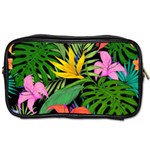 Tropical Greens Toiletries Bag (Two Sides) Front