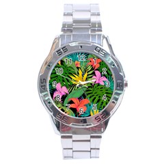 Tropical Greens Stainless Steel Analogue Watch by Sobalvarro