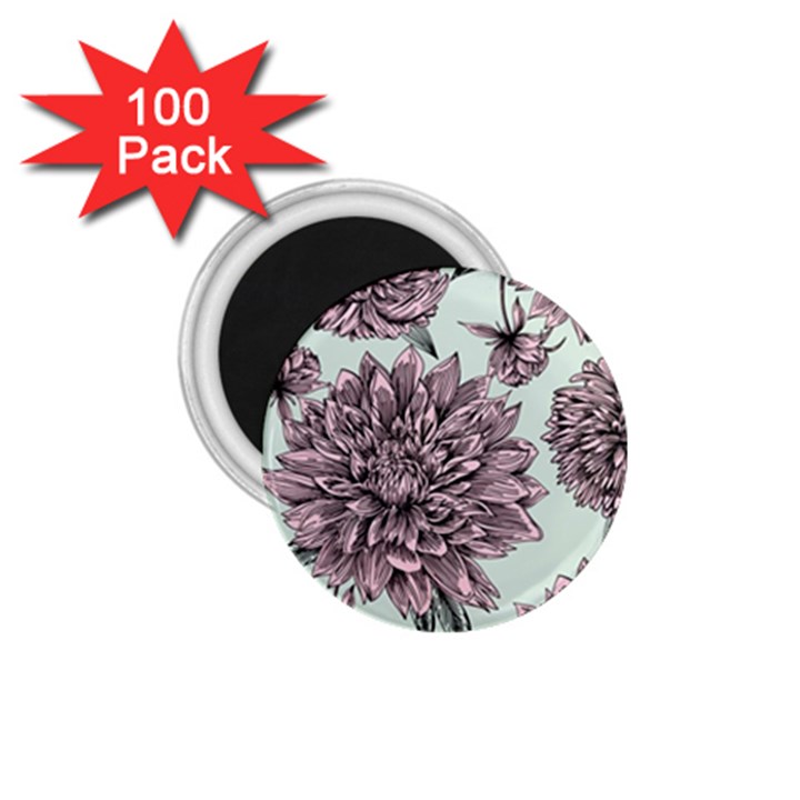 Flowers 1.75  Magnets (100 pack) 