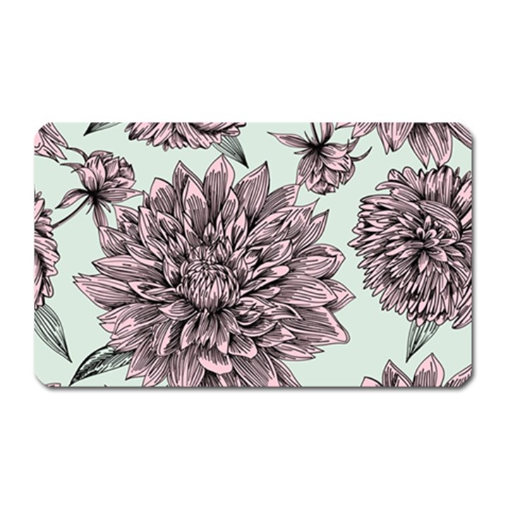 Flowers Magnet (Rectangular)