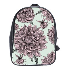 Flowers School Bag (large) by Sobalvarro