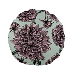 Flowers Standard 15  Premium Round Cushions by Sobalvarro