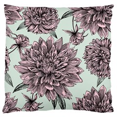 Flowers Large Flano Cushion Case (one Side) by Sobalvarro